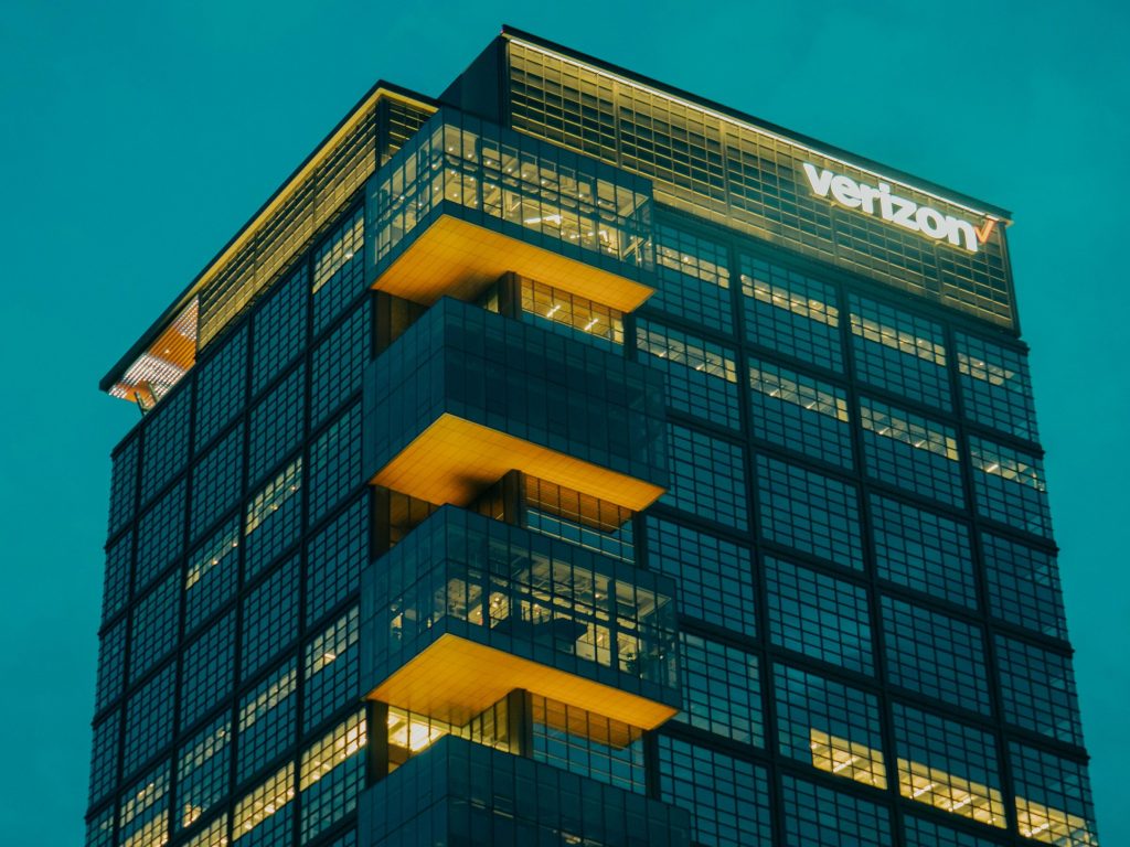 Photo of a Verizon building as 5G connectivity from the network will be integrated into Honeywell smart meters for improved remote energy management.