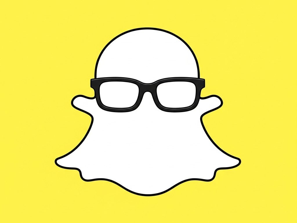 Image similar to the ghost logo of Snapchat as the unveiling of the new Snap Specs wearable signals the company's ongoing bet on AR as the next generation of consumer hardware.