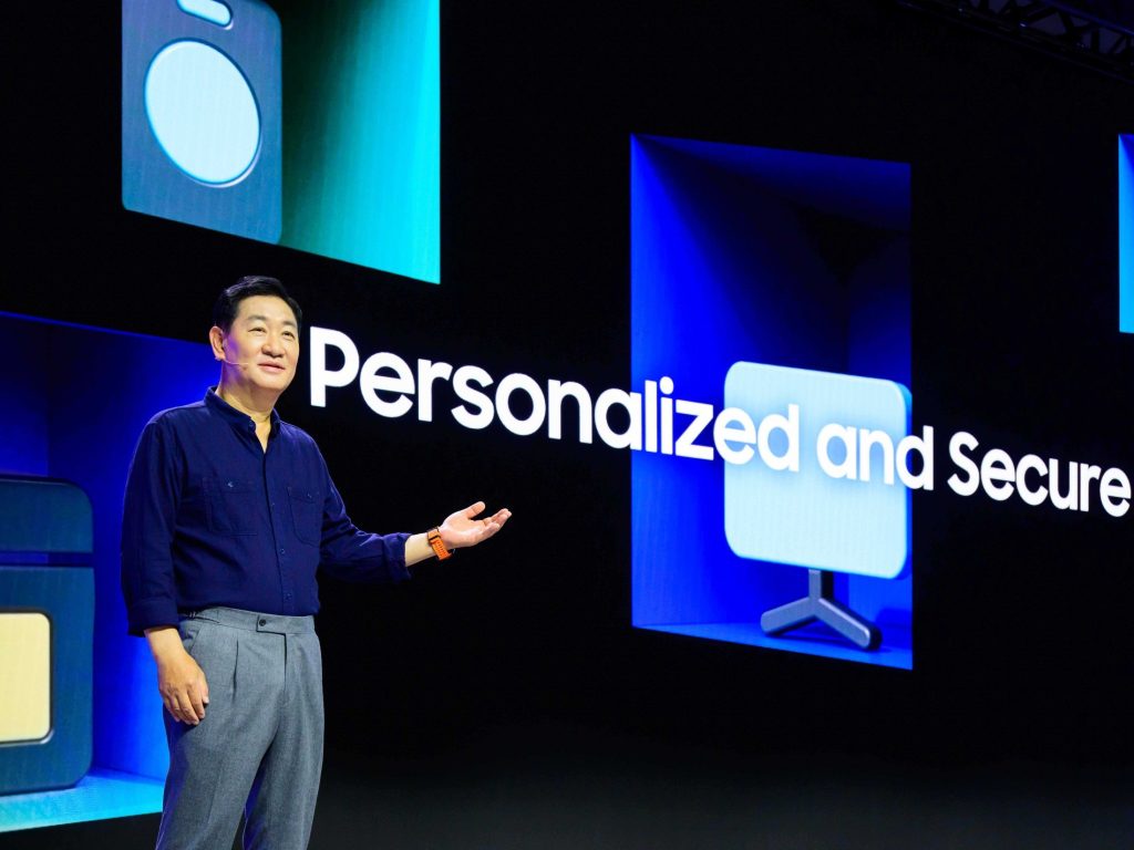 Samsung conference as the company unveils new AI features for its SmartThings platform, including natural language control to simplify smart home management and make automation more accessible.